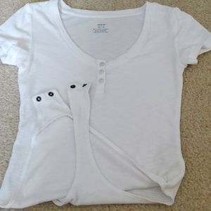 Aerie Super soft white bodysuit XS